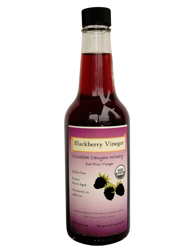 Organic Blackberry Vinegar - Red wine vinegar