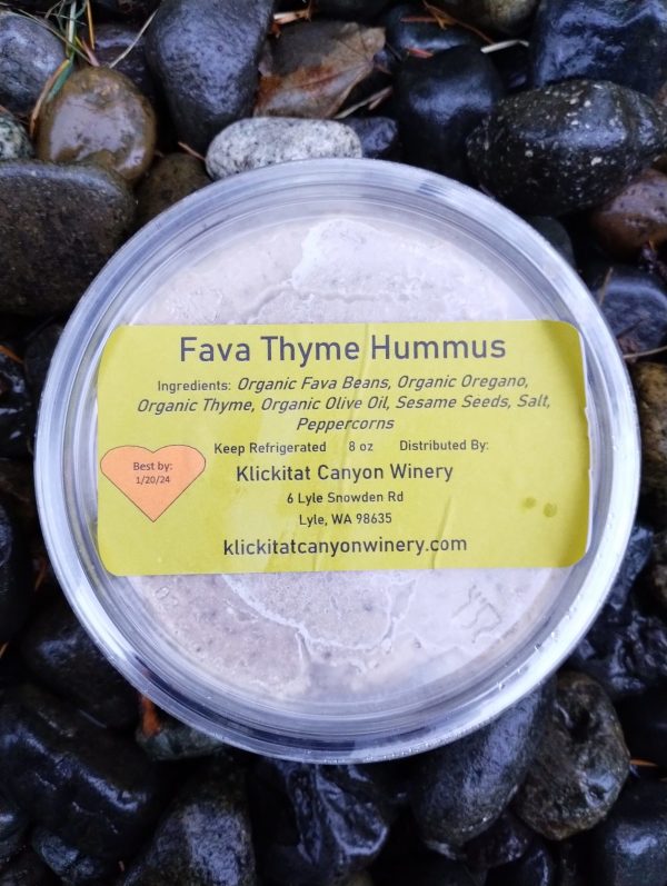 Fava Bean Thyme and Oregano Hummus