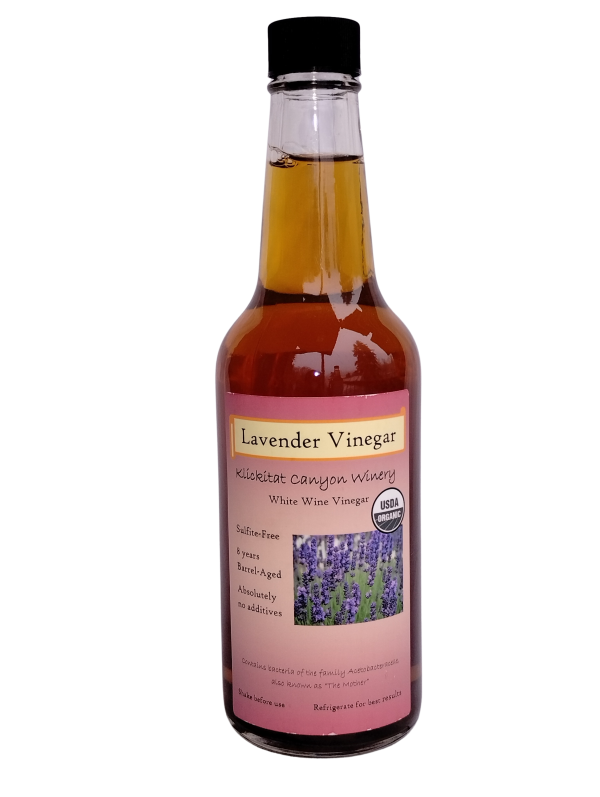 Organic Lavender Vinegar - white wine vinegar