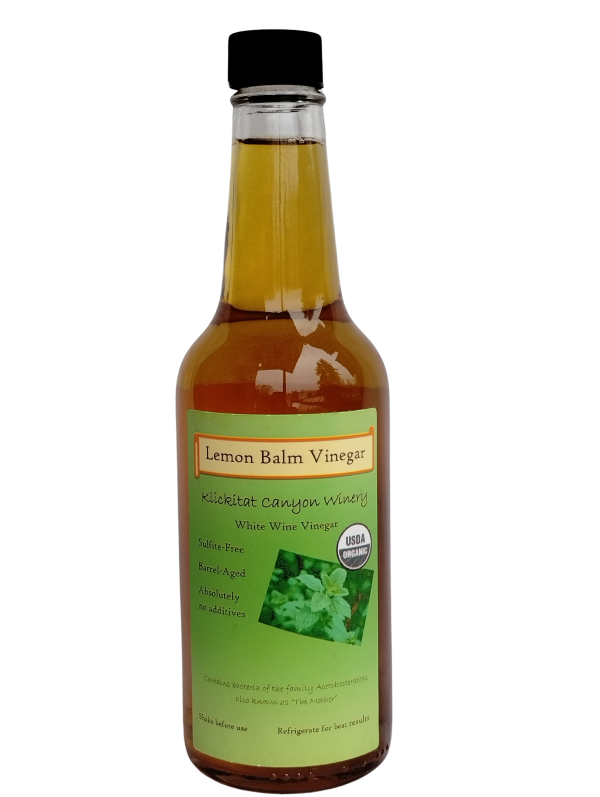 Lemon Balm Vinegar - white wine vinegar