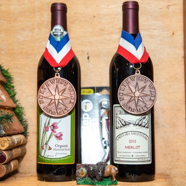 Bronze Medal winning Merlot and Marechal Foch - Klickitat Canyon Winery