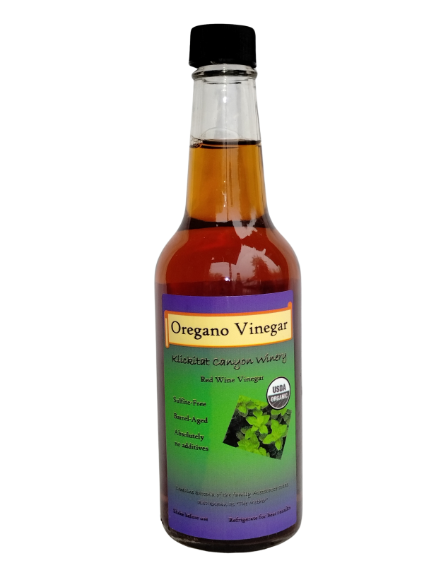 Organic Oregano Vinegar - red wine vinegar
