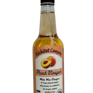 Organic Peach Vinegar - white wine vinegar